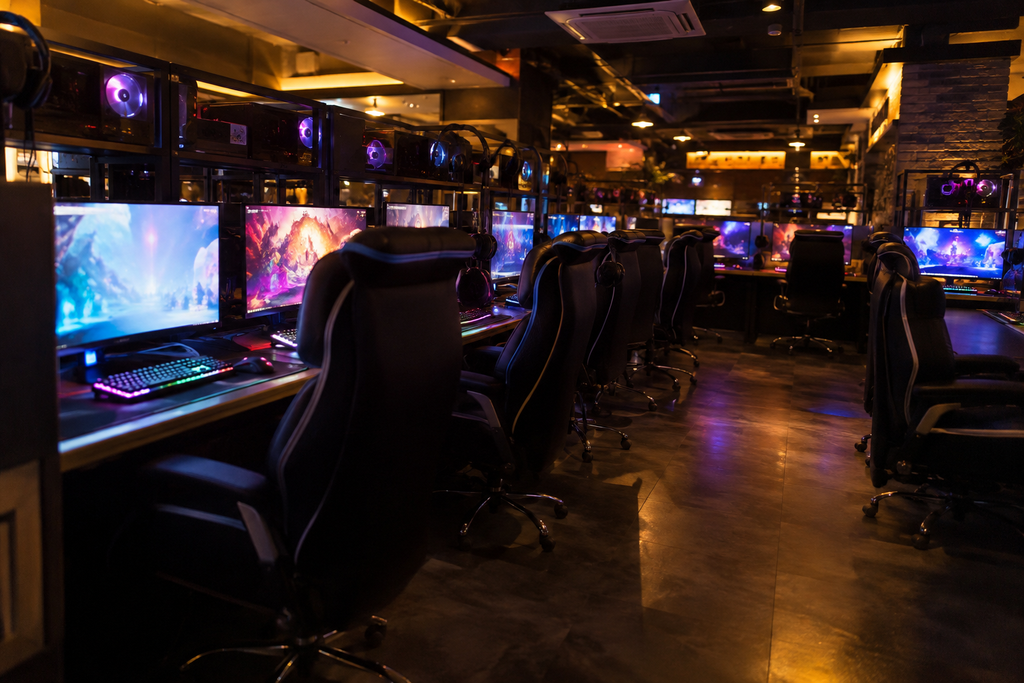 El interior de un PC bang coreano