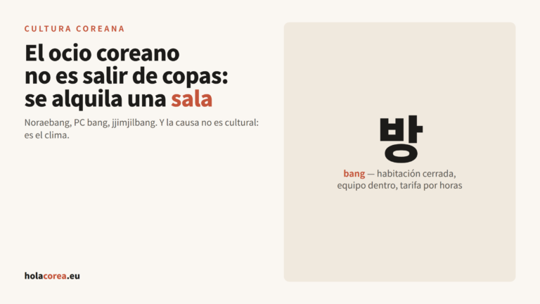 Portada del artículo sobre el ocio en Corea